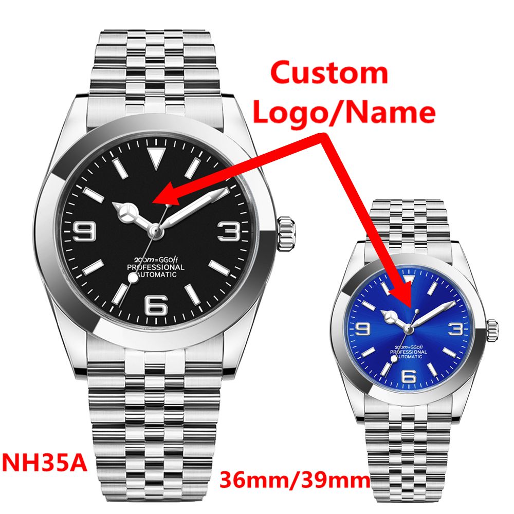 Luxury Watch Logos - Custom Logo Luxury NH35 Watch Women