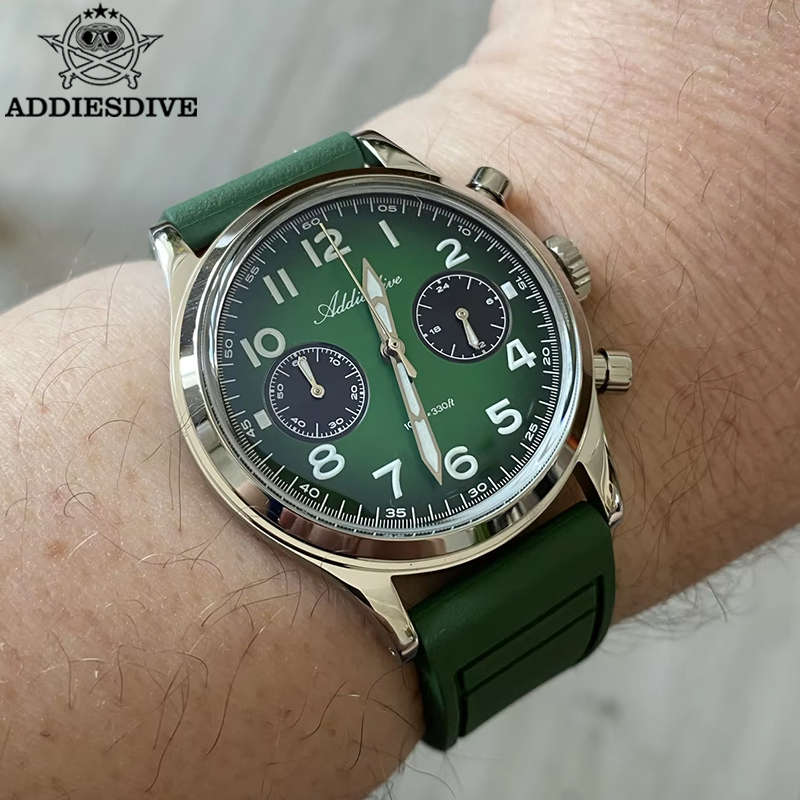 Zero Luxury Watch - ADDIESDIVE Watches New Chronograph VK64 Quartz