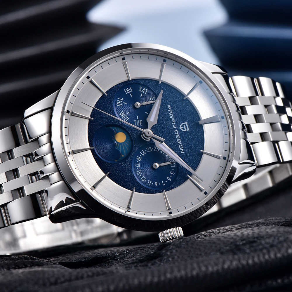 Luxury Watch Brand Tier - Paganidesign Luxury Quartz Stainless Steel Watch