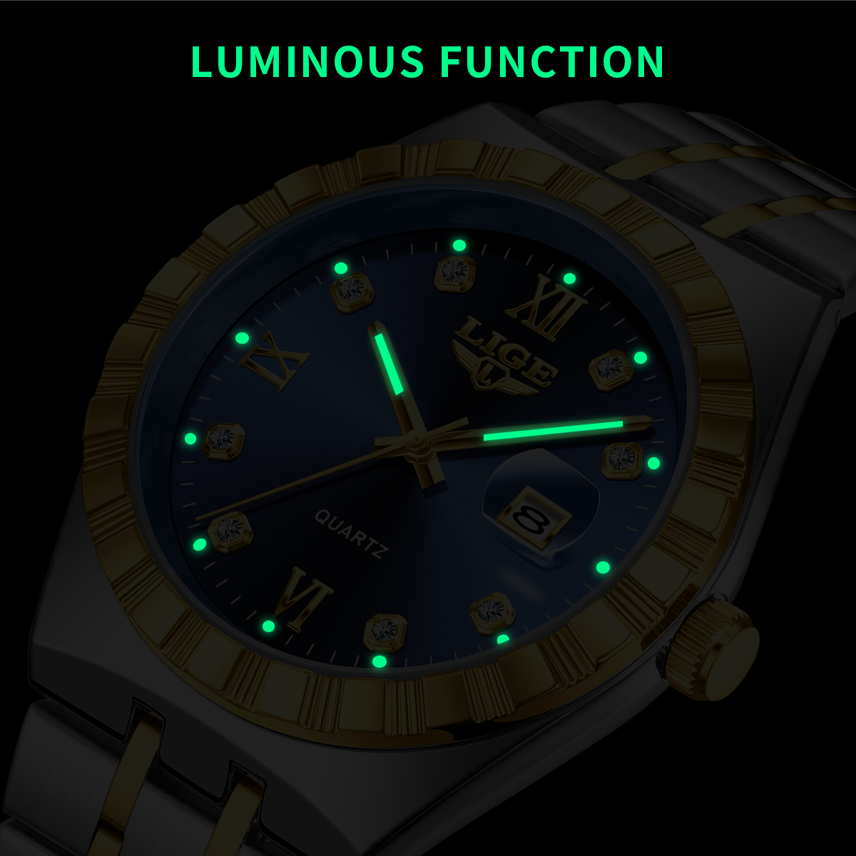 LIGE Top Brand Luxury Men Watc - Luxury Watch Brands recension och pris