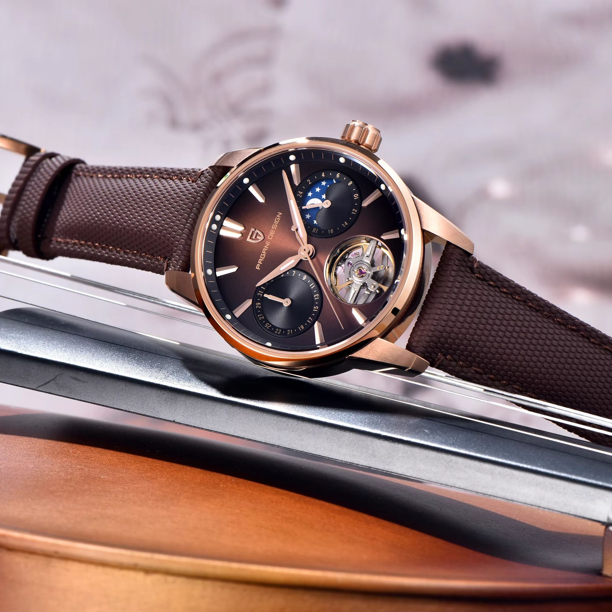 PAGANI DESIGN Limited Edition  - Moonphase Complication Watch recension och pris