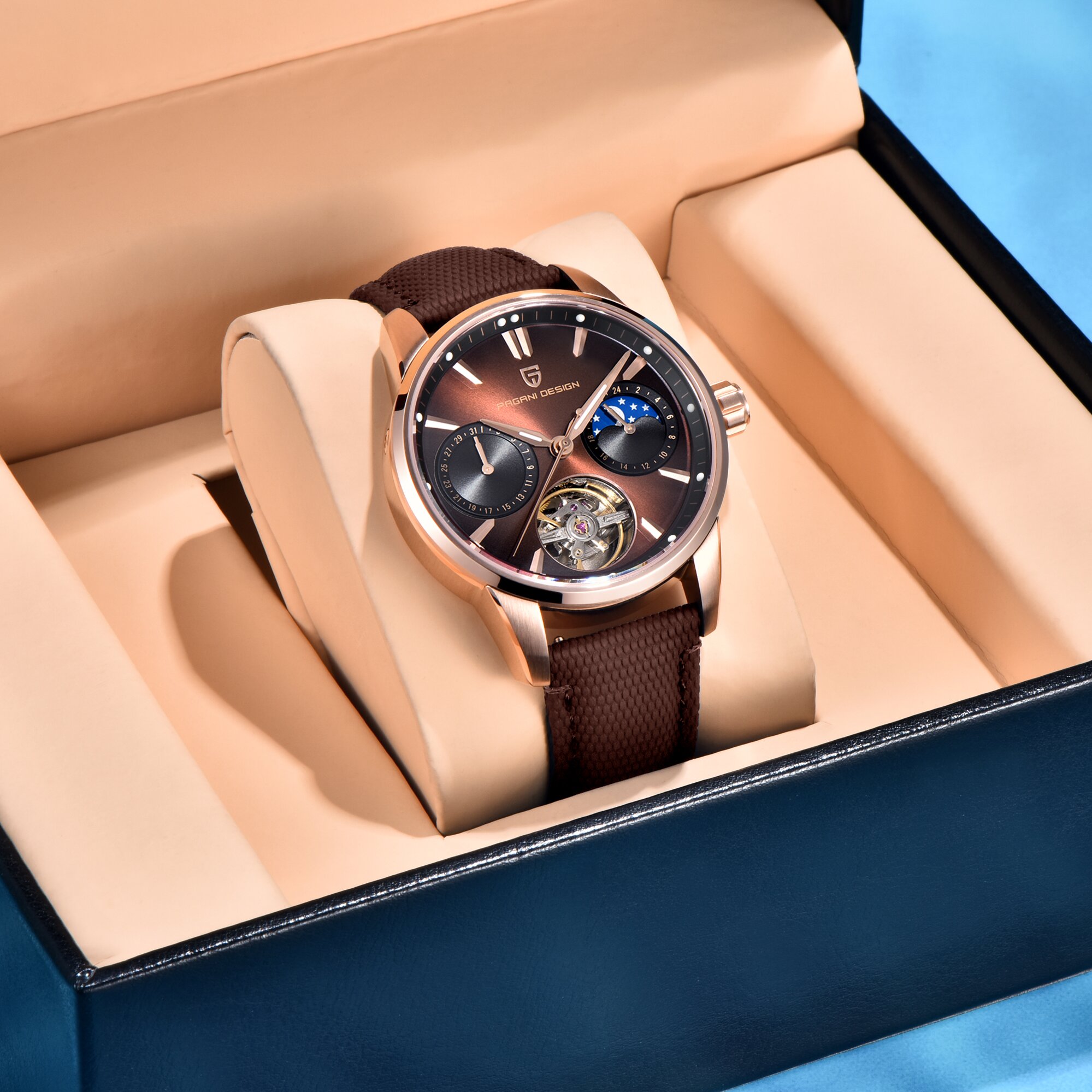 PAGANI DESIGN Limited Edition  - Moonphase Complication Watch recension och pris
