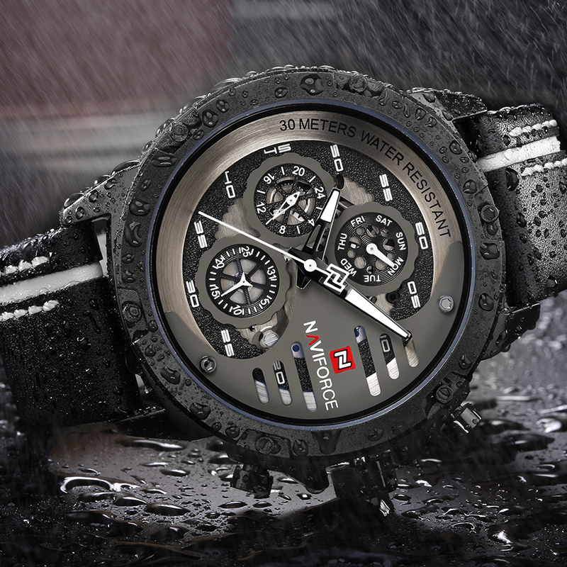 New NAVIFORCE Men's Creative S - Field Watch Military recension och pris