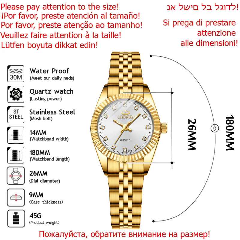 CHENXI Hot Sale Luxury Women's - Luxury Watch On Sale recension och pris