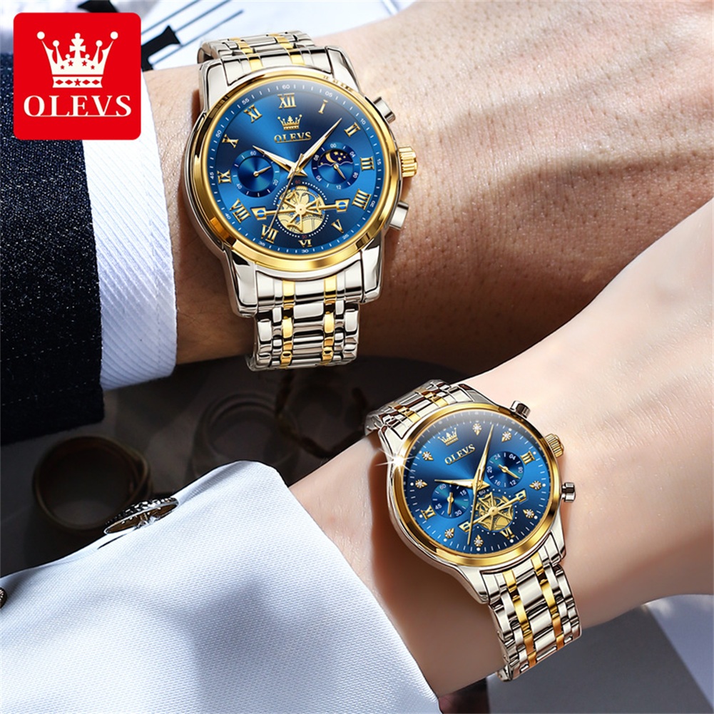 OLEVS Quartz Couple Watch Luxu - Luxury Watch Time recension och pris