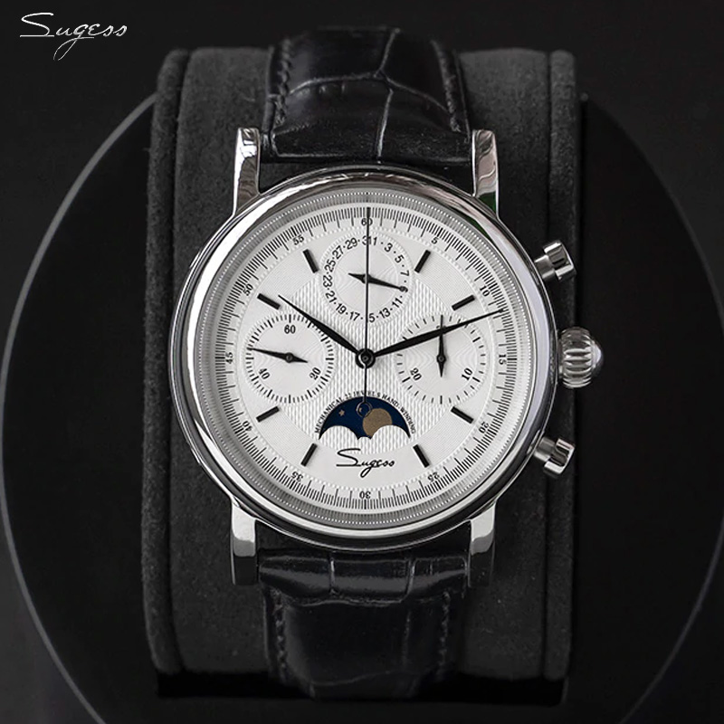 Sugess Men Watch Original Move - Moonphase Complication Watch recension och pris