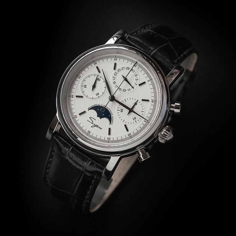 Sugess Men Watch Original Move - Moonphase Complication Watch recension och pris