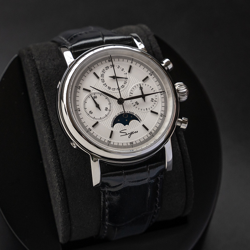 Sugess Men Watch Original Move - Moonphase Complication Watch recension och pris