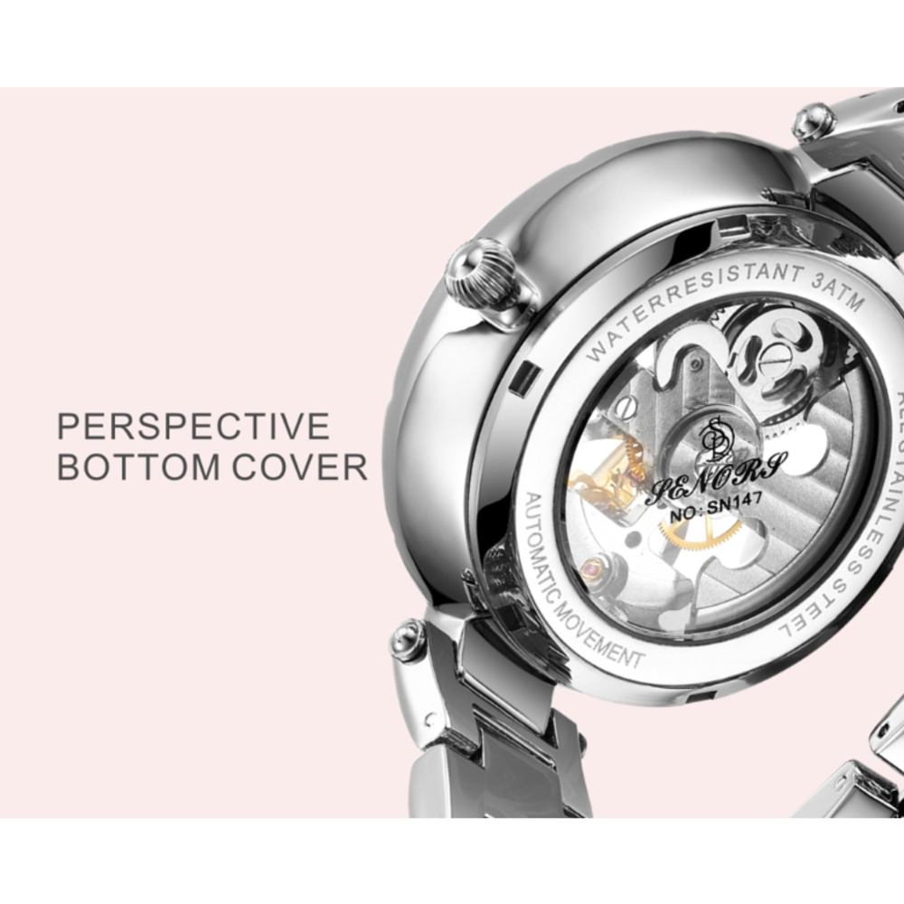 Luxury Women's Waterproof Skel - Luxury Watch Moon Phase recension och pris