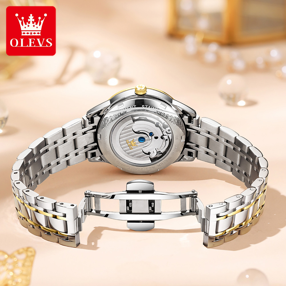 OLEVS Women's Watches Luxury T - Luxury Watch Moon Phase recension och pris