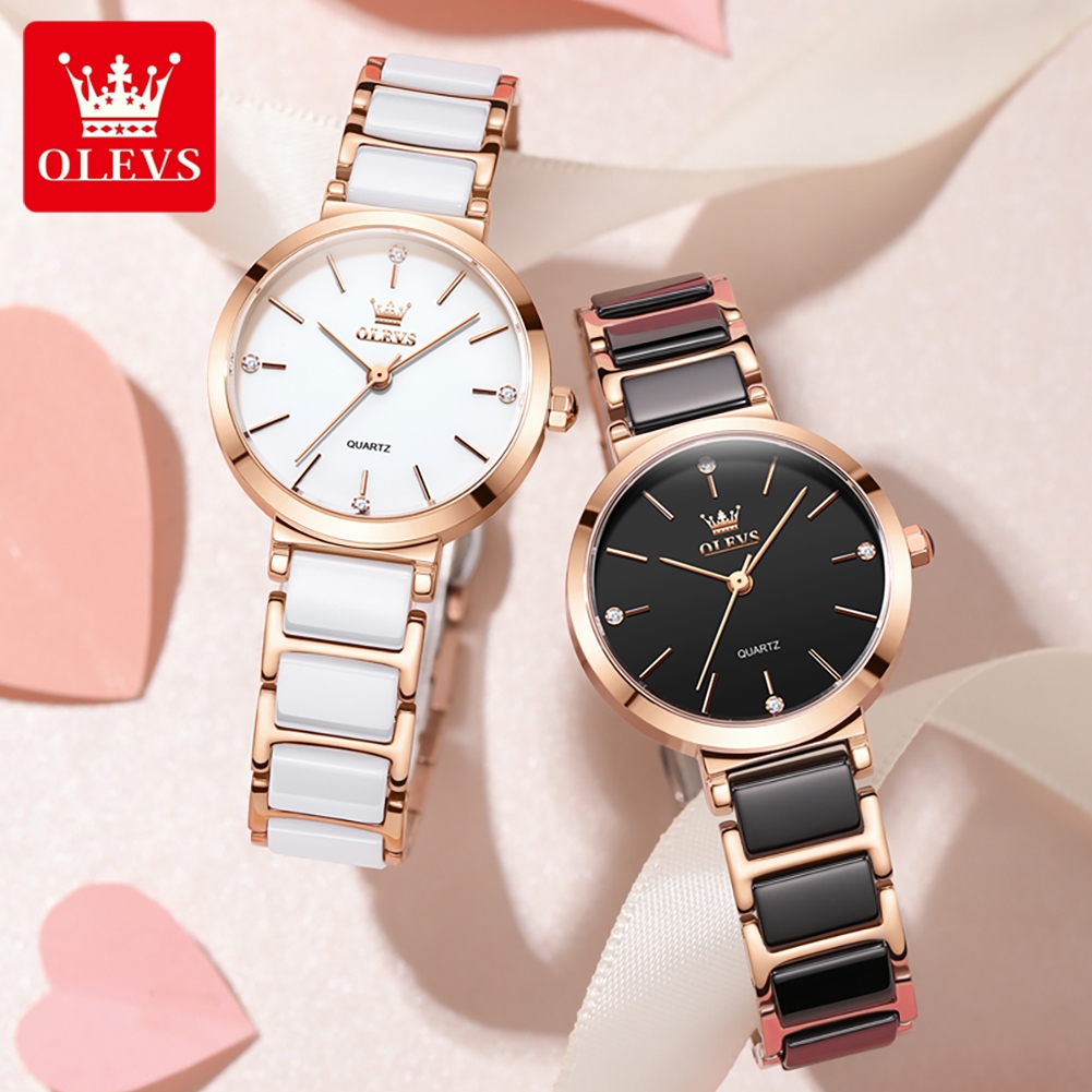 OLEVS Women Watch 5877 Luxury  - Luxury Watch Case recension och pris