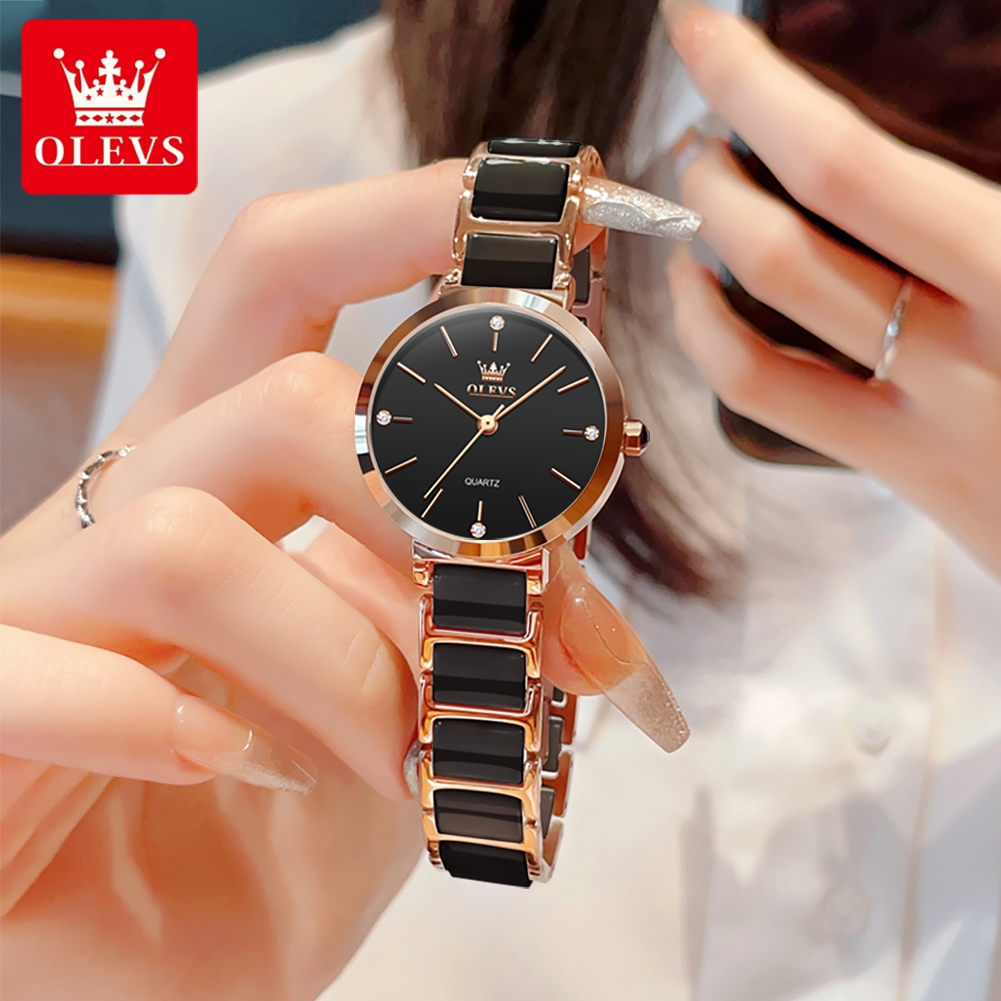 OLEVS Women Watch 5877 Luxury  - Luxury Watch Case recension och pris