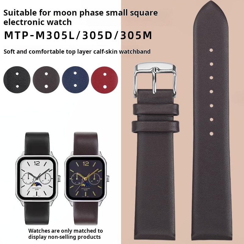 20mm Cowhide Watch Strap For C - Moonphase Complication Watch recension och pris