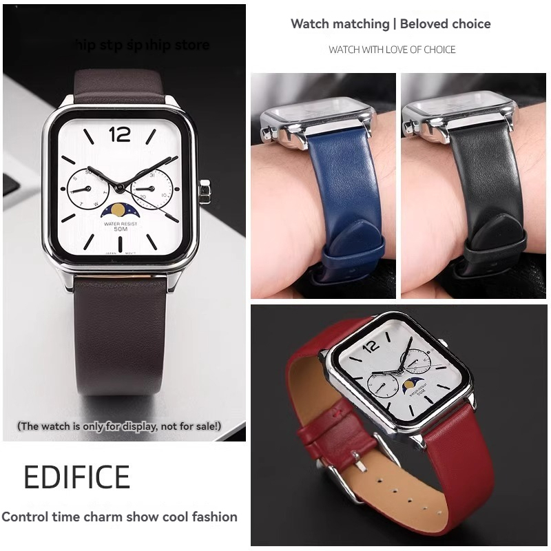 20mm Cowhide Watch Strap For C - Moonphase Complication Watch recension och pris