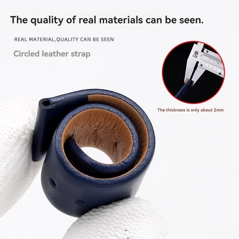 20mm Cowhide Watch Strap For C - Moonphase Complication Watch recension och pris