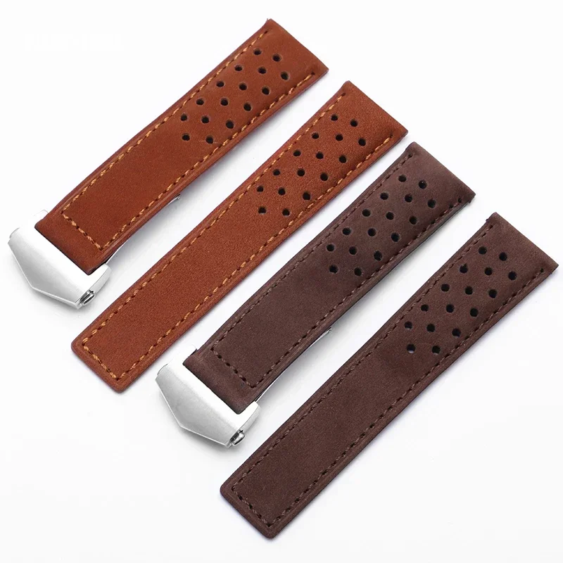 Genuine Leather Watch Strap fo - Tag Heuer Is Luxury Watch recension och pris