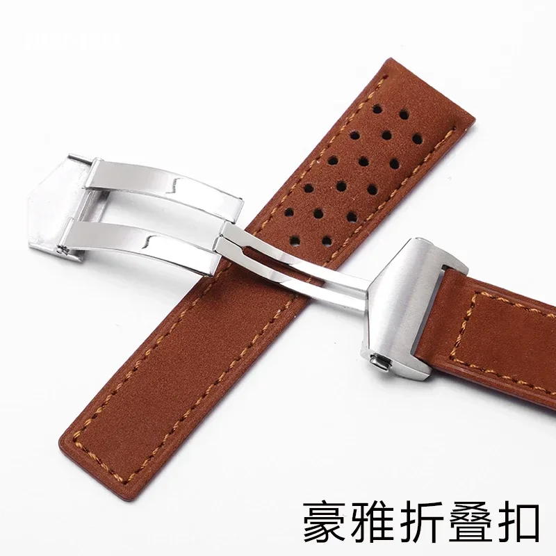 Genuine Leather Watch Strap fo - Tag Heuer Is Luxury Watch recension och pris