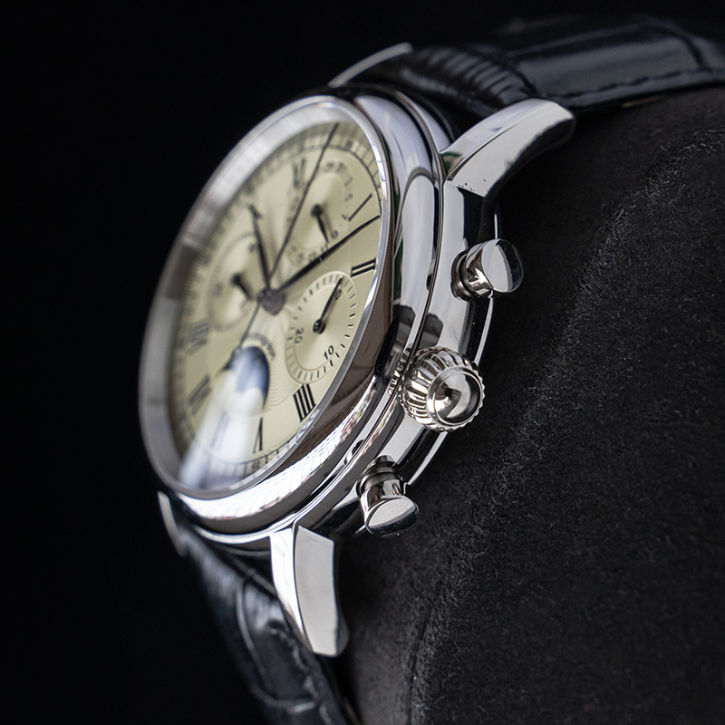 Sugess Men Watch ST1908 Swanne - Moonphase Complication Watch recension och pris