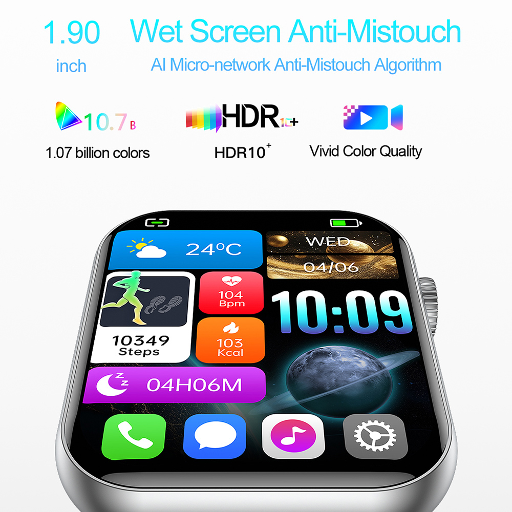 Luxury Smartwatch Health Monit - Luxury Watch On Rubber Strap recension och pris