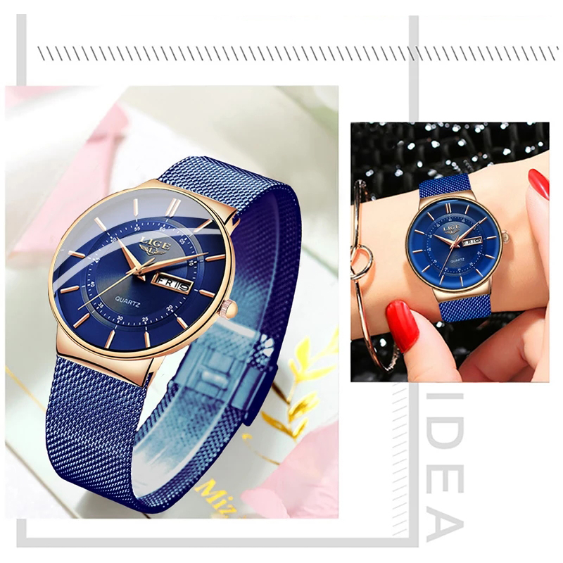 Women Watches LIGE Top Brand L - Luxury Watch Top 10 recension och pris