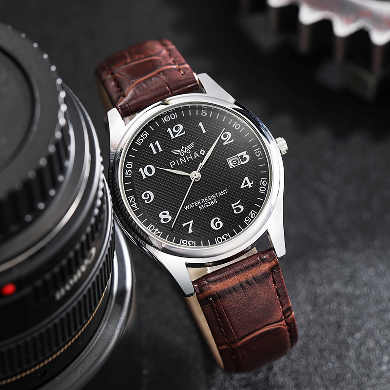 Casual Fashion Leather Strap M - Field Watch Military recension och pris