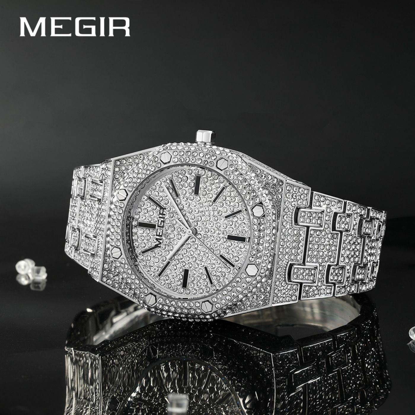 MEGIR Luxury Quartz Rhinestone - Luxury Watch Brands recension och pris