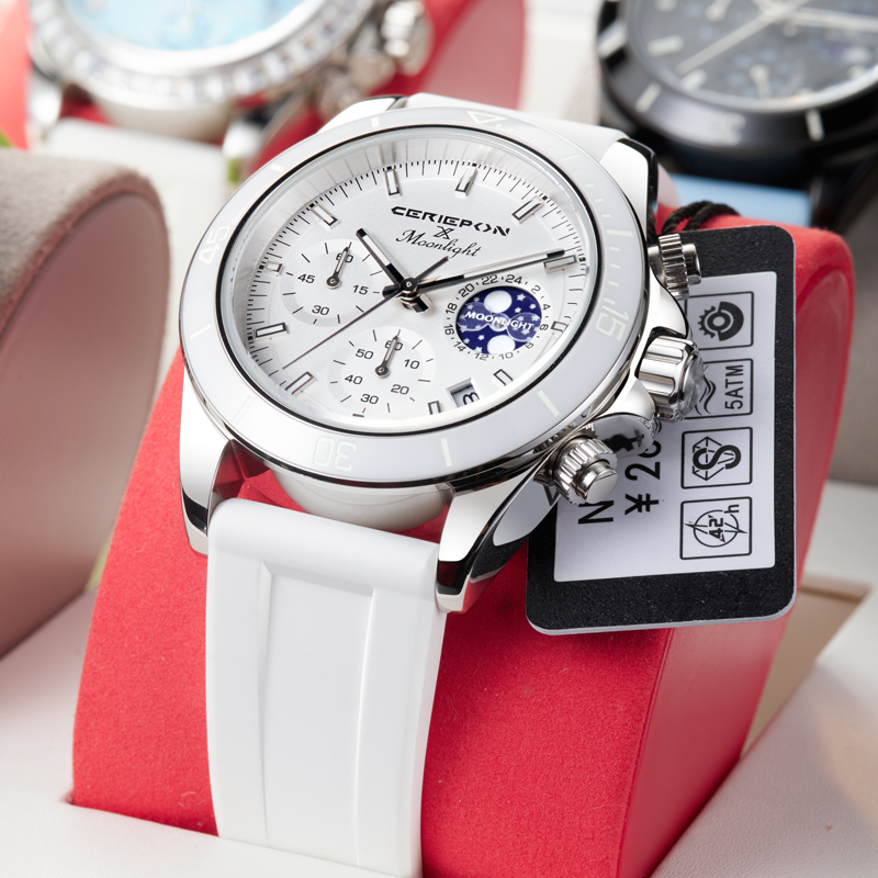 Luxury Fashion Quartz Women Wa - Luxury Watch Moon Phase recension och pris