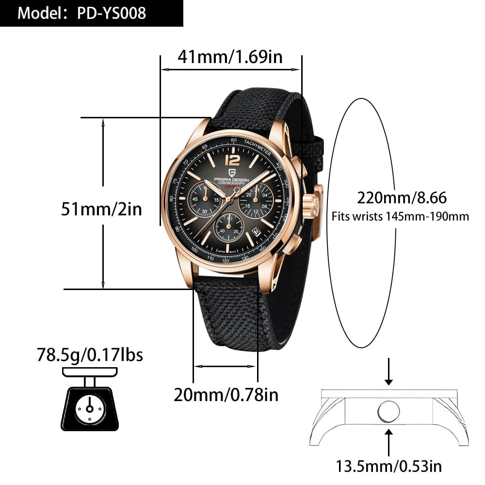 PAGANI DESIGN New Mens Watch 4 - Luxury Watch Brands recension och pris