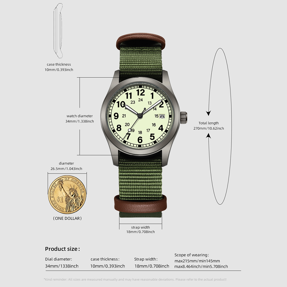 2026 TPW Women's Field Watch 3 - Field Watch Military recension och pris