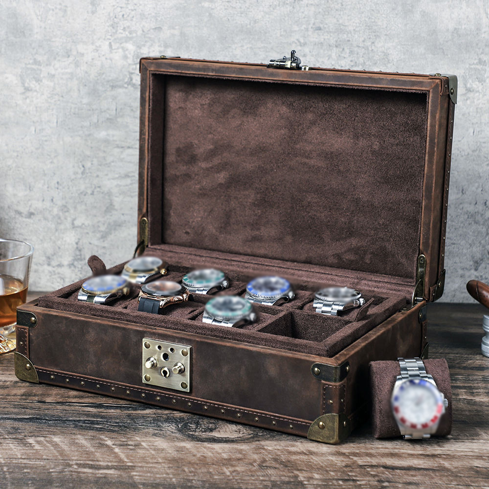 CONTACT'S FAMILY 8 Leather Cus - Luxury Watch Case recension och pris