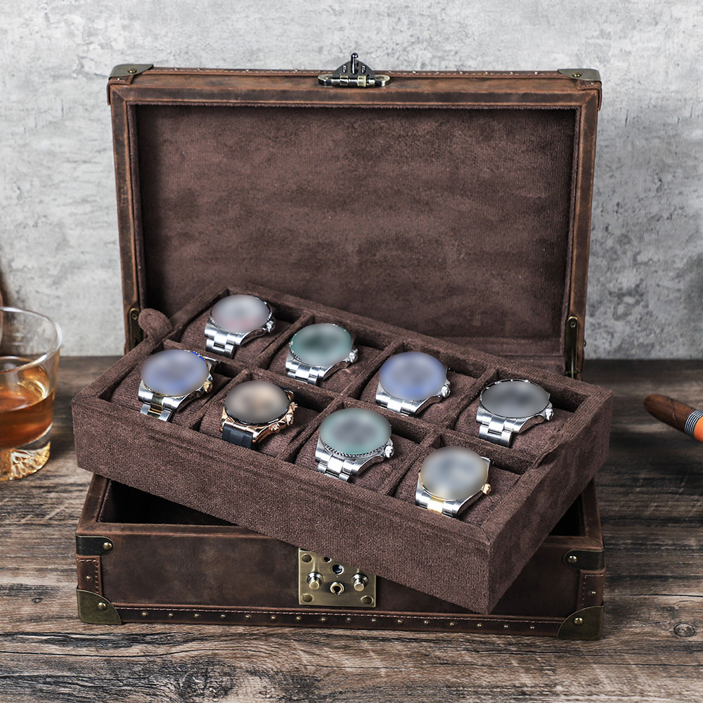CONTACT'S FAMILY 8 Leather Cus - Luxury Watch Case recension och pris