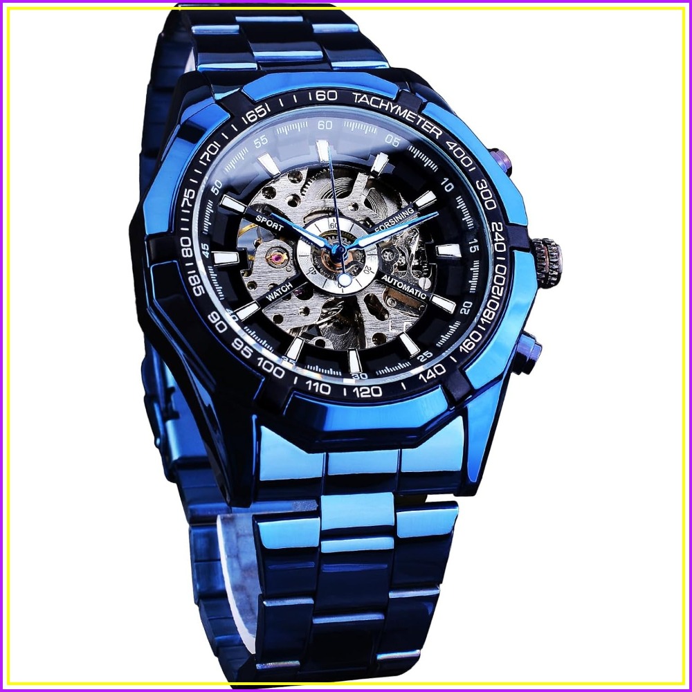 Men's Mechanical Watch Skeleto - Luxury Watch Image recension och pris