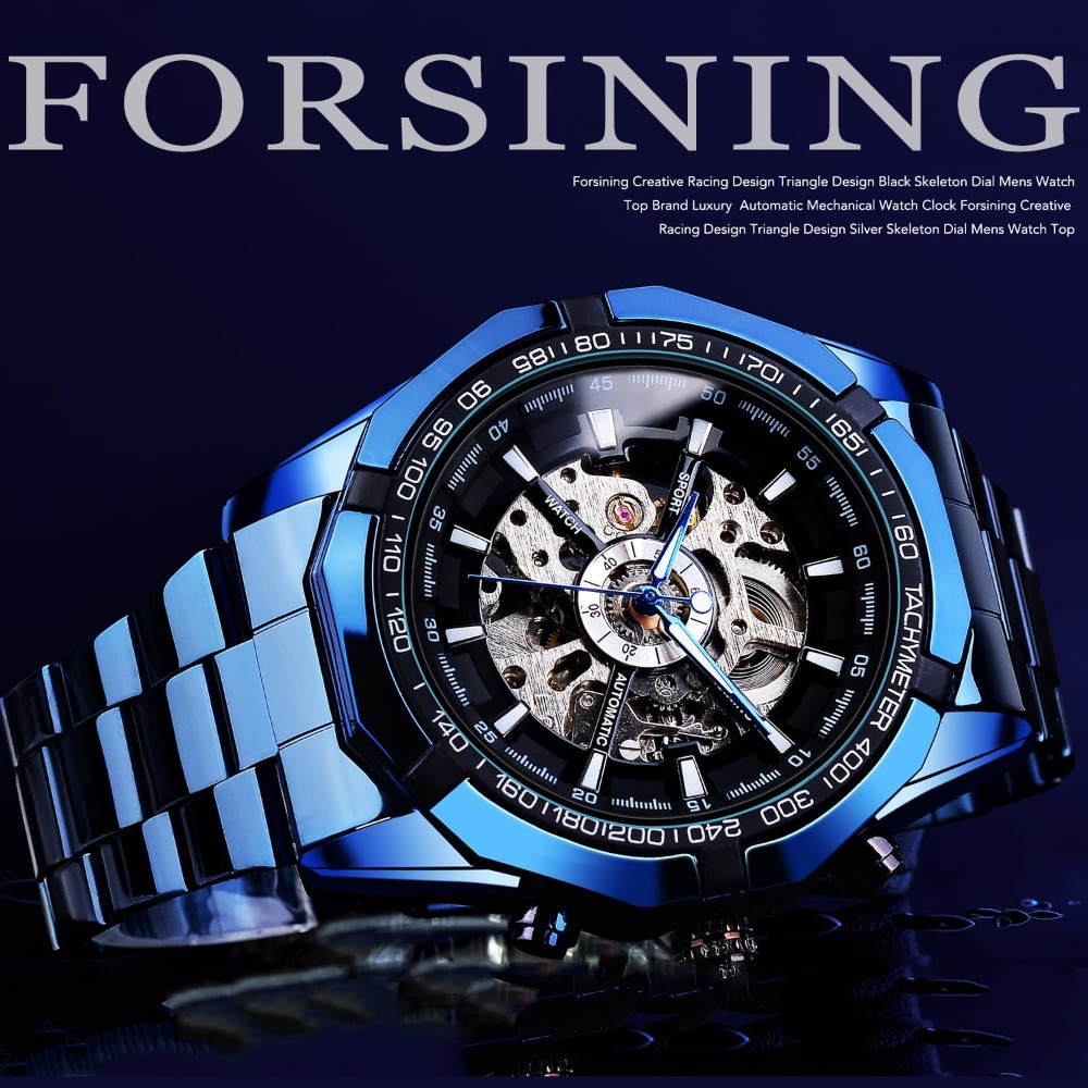Men's Mechanical Watch Skeleto - Luxury Watch Image recension och pris