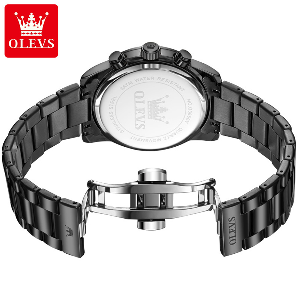 OLEVS Original Fashion Men's W - Luxury Watch Moon Phase recension och pris