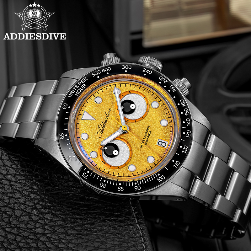 ADDIESDIVE VK64 Chronograph Qu - Zero Luxury Watch recension och pris