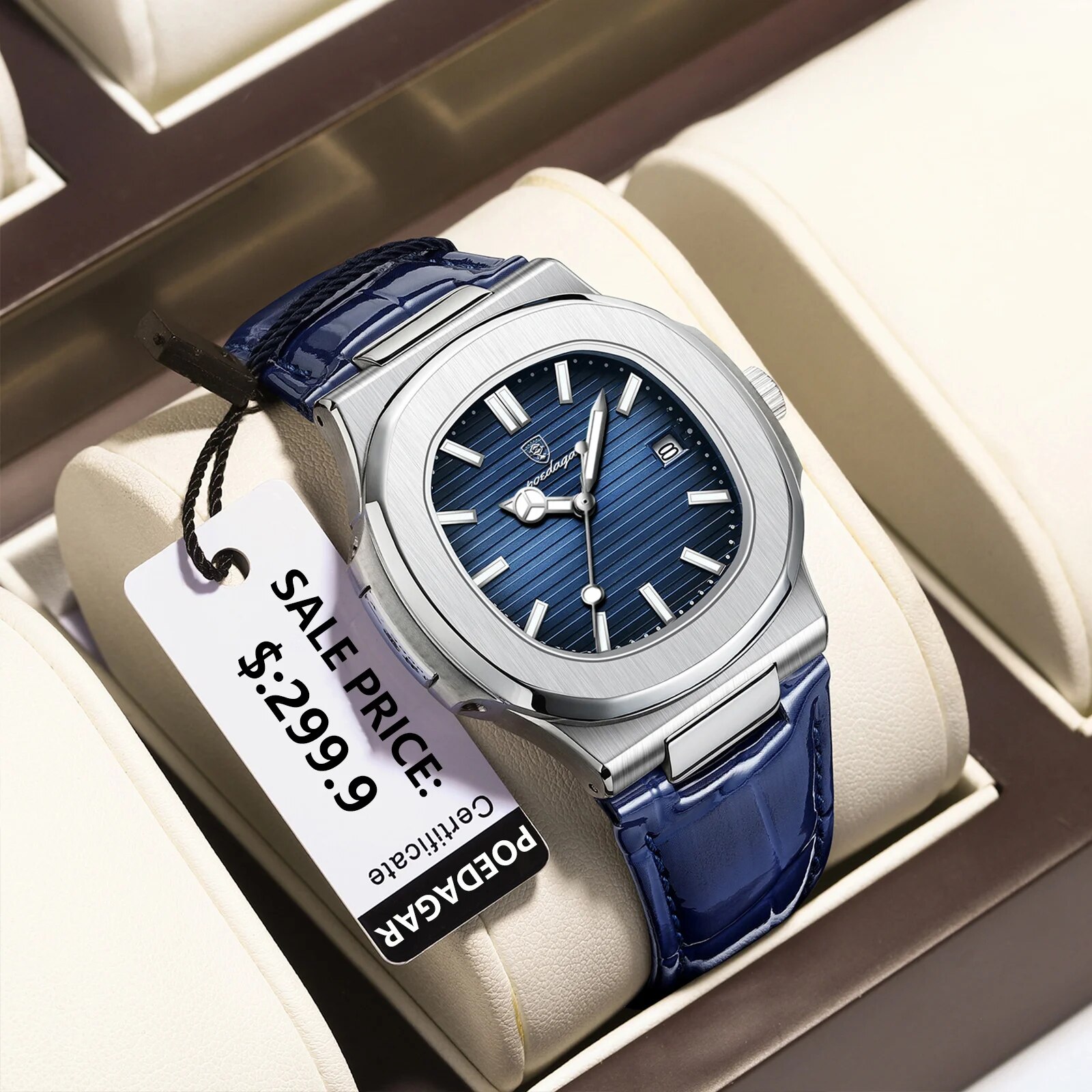 POEDAGAR Top Luxury Square Man - Luxury Watch Top 10 recension och pris