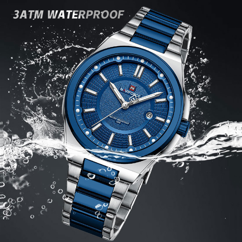 NAVIFORCE Men Quartz Watch Bus - Field Watch Military recension och pris