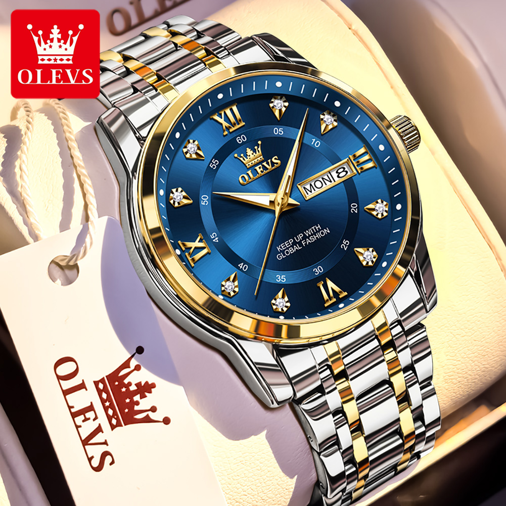 OLEVS Brand Fashion men's watc - Luxury Watch Brands recension och pris