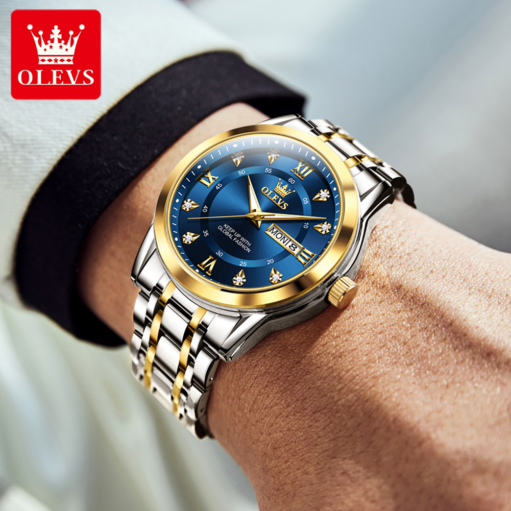 OLEVS Brand Fashion men's watc - Luxury Watch Brands recension och pris