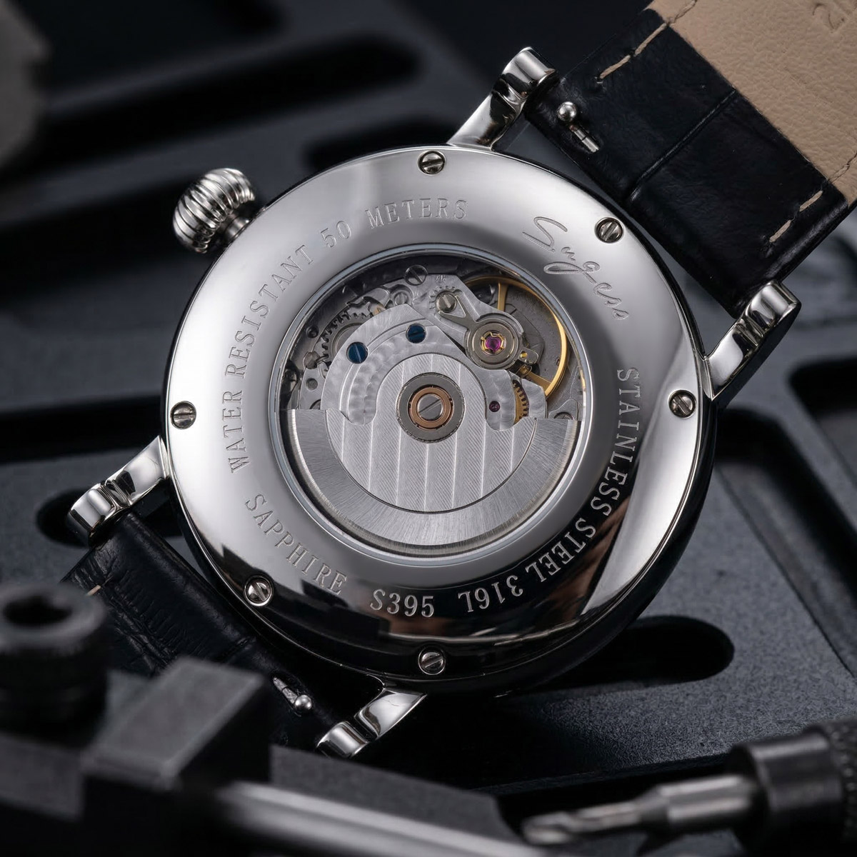 Sugess Watches for Men Automat - Moonphase Complication Watch recension och pris