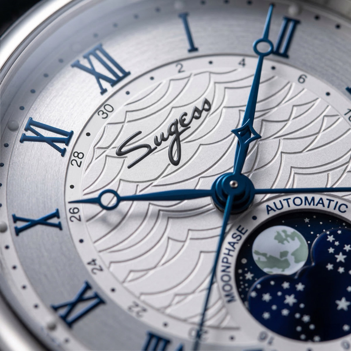 Sugess Watches for Men Automat - Moonphase Complication Watch recension och pris