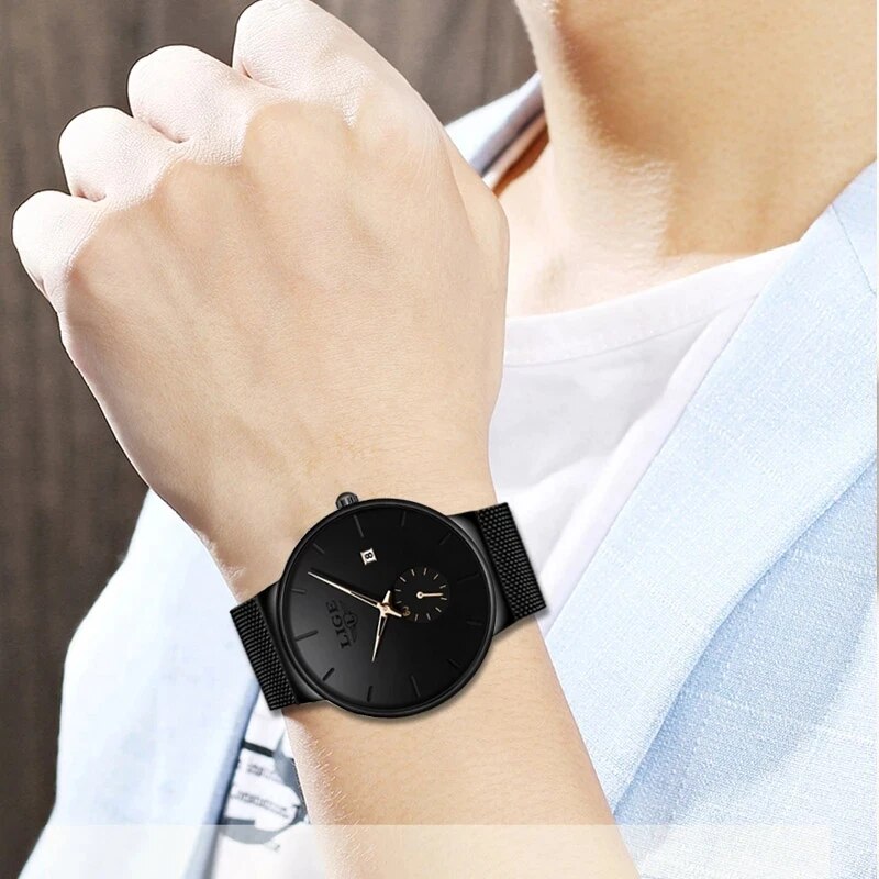 LIGE Fashion Mens Watches Top  - Luxury Watch Top 10 recension och pris