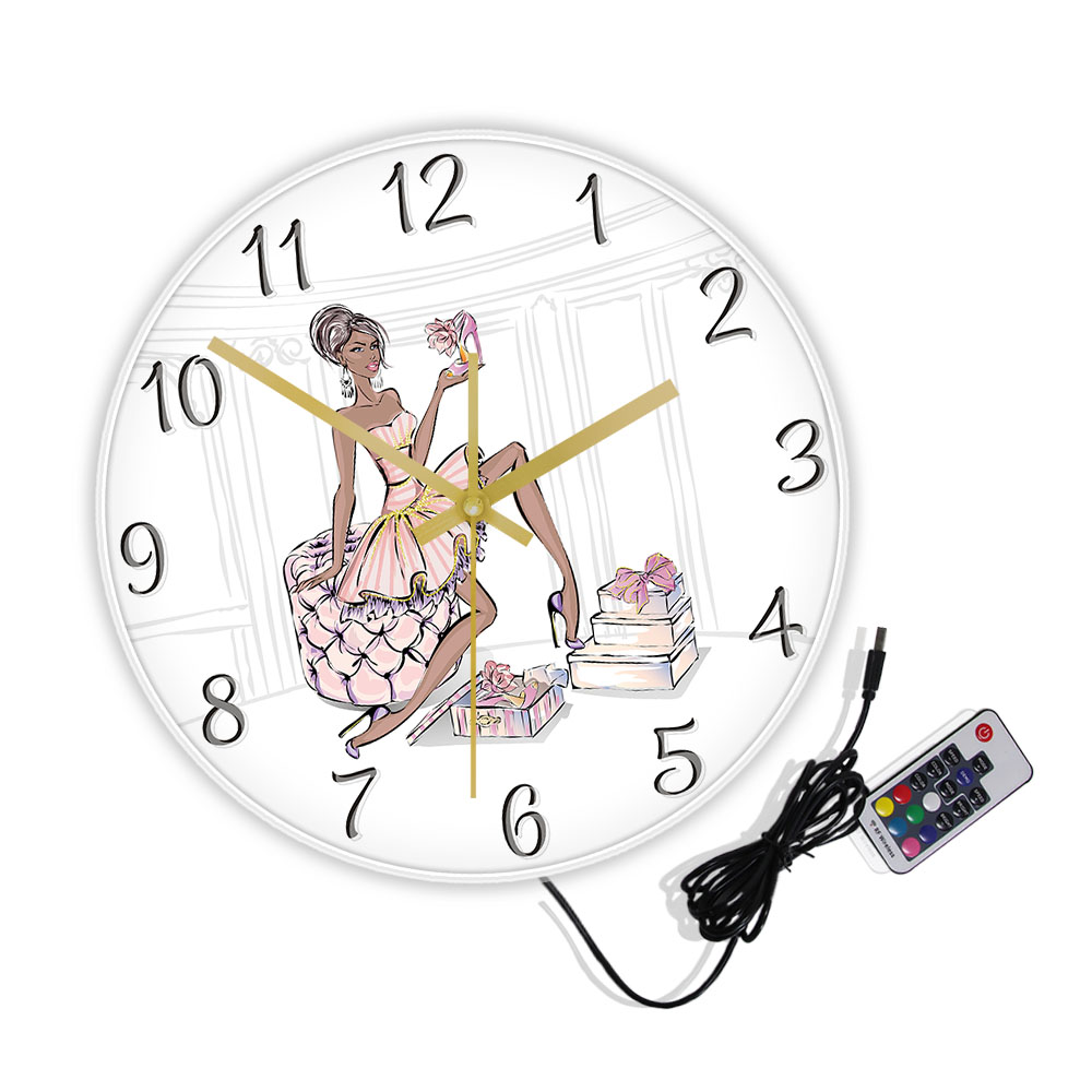 Fashion Girl With High Heel Sh - Luxury Watch Boutique recension och pris