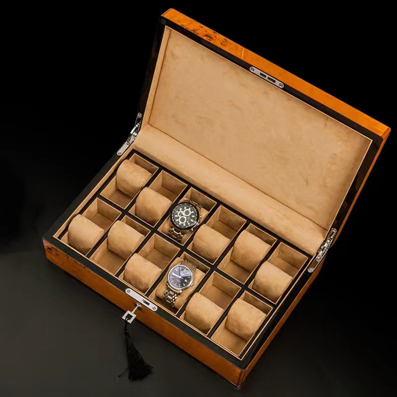 New Wood Watch Display With Lo - Luxury Watch Image recension och pris