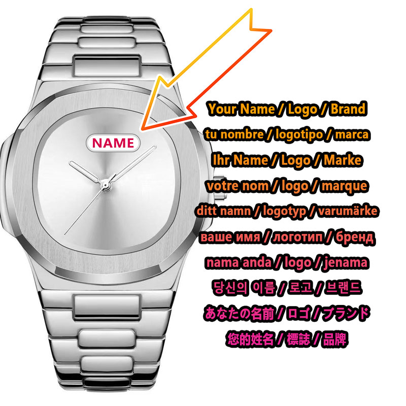 Custom Logo Men's Quartz Watch - Luxury Watch Logos recension och pris