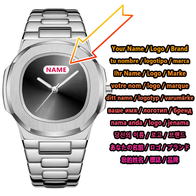 Custom Logo Men's Quartz Watch - Luxury Watch Logos recension och pris