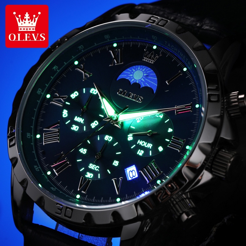 OLEVS 2950 Men Watch Fashion R - Luxury Watch Time recension och pris
